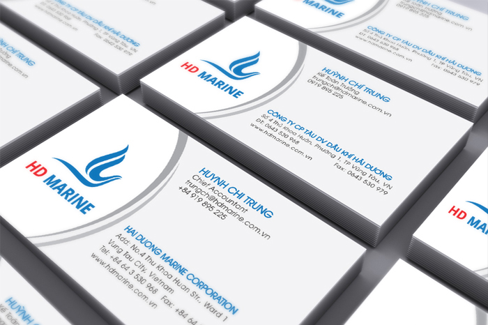 HD MARINE - Thiết kế logo và hồ sơ năng lực công ty dầu khí HD MARINE